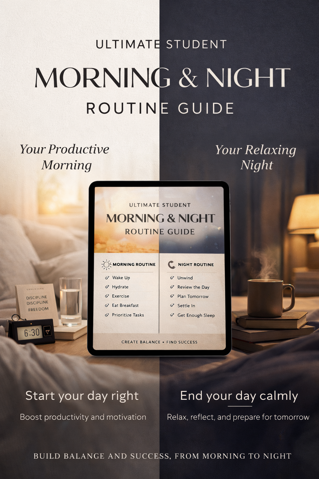 Ultimate Student Morning & Night Routine