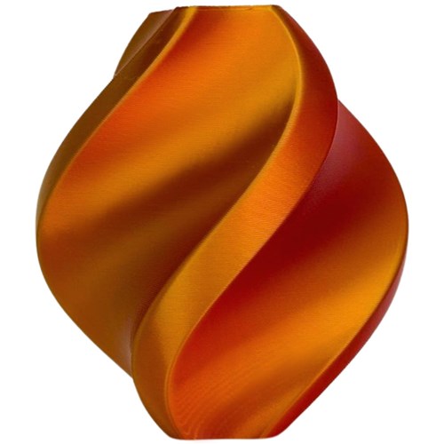 Silk PLA Dual Color red gold | Prof. Lab