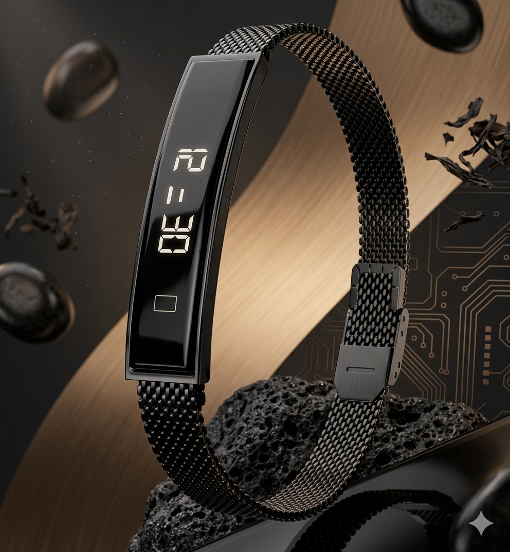 Rose Gold Mesh Smart Bracelet