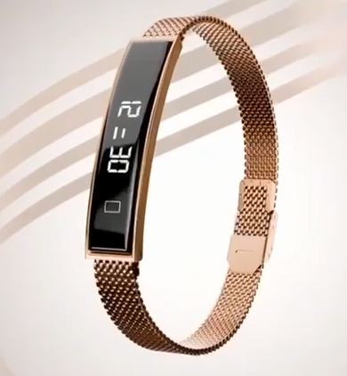 Rose Gold Mesh Smart Bracelet