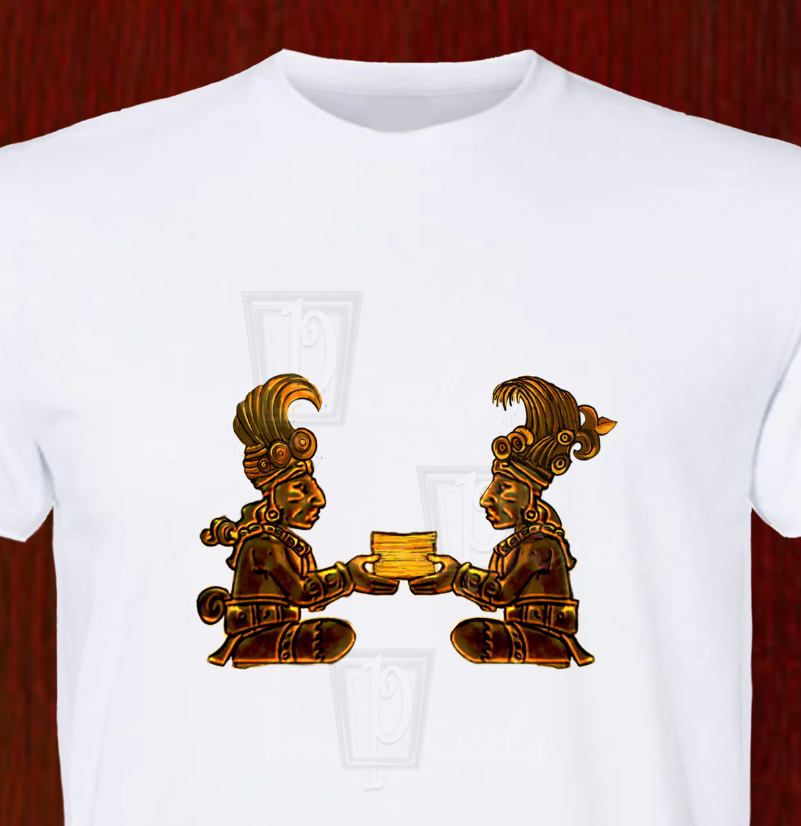 Lamanites passing the plates 