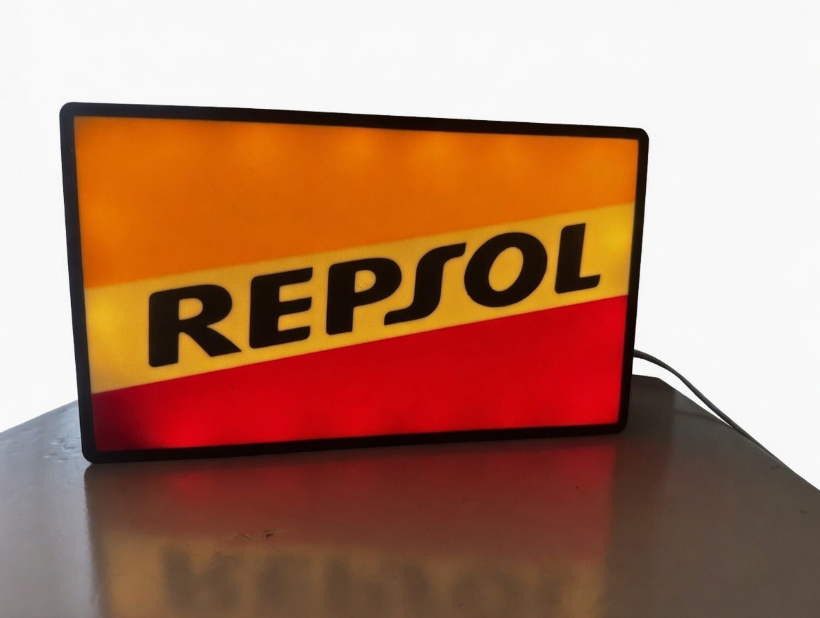 Insegna luminosa a LED Repsol