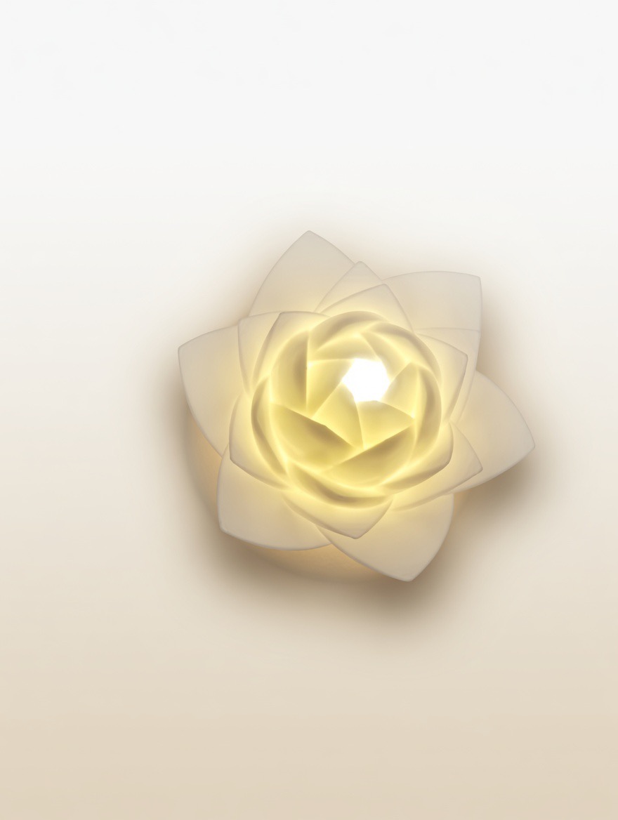 Lampada a LED a forma di fiore di loto