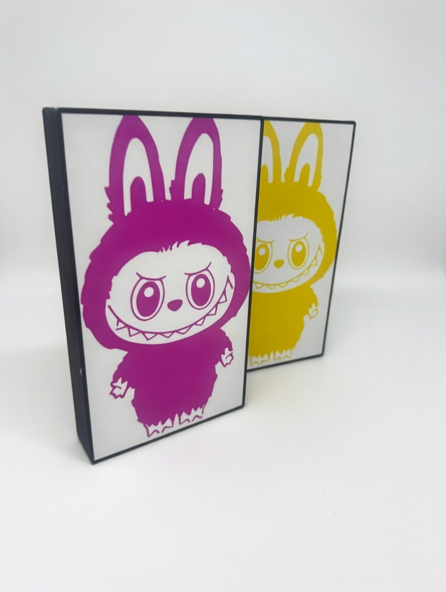 Set di stampe artistiche del mostro coniglio