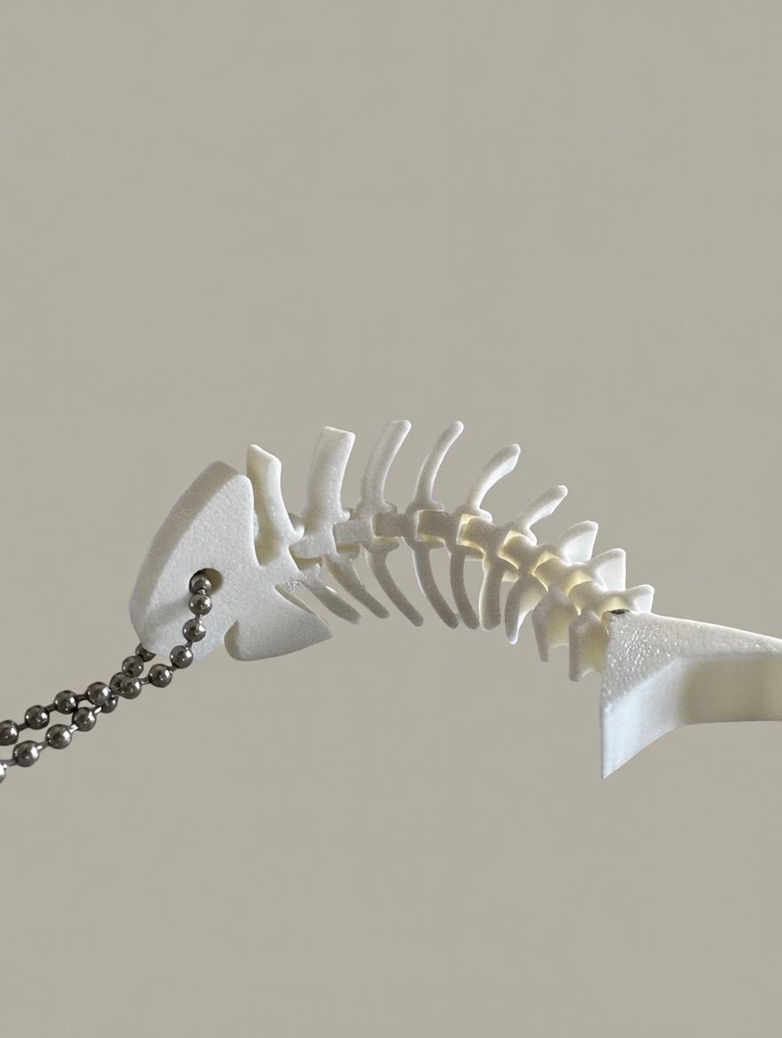 Portachiavi a lisca di pesce