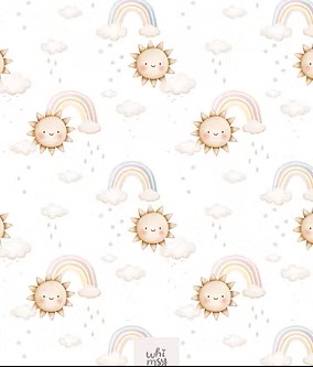 Papel Digital Sol e Arco-íris