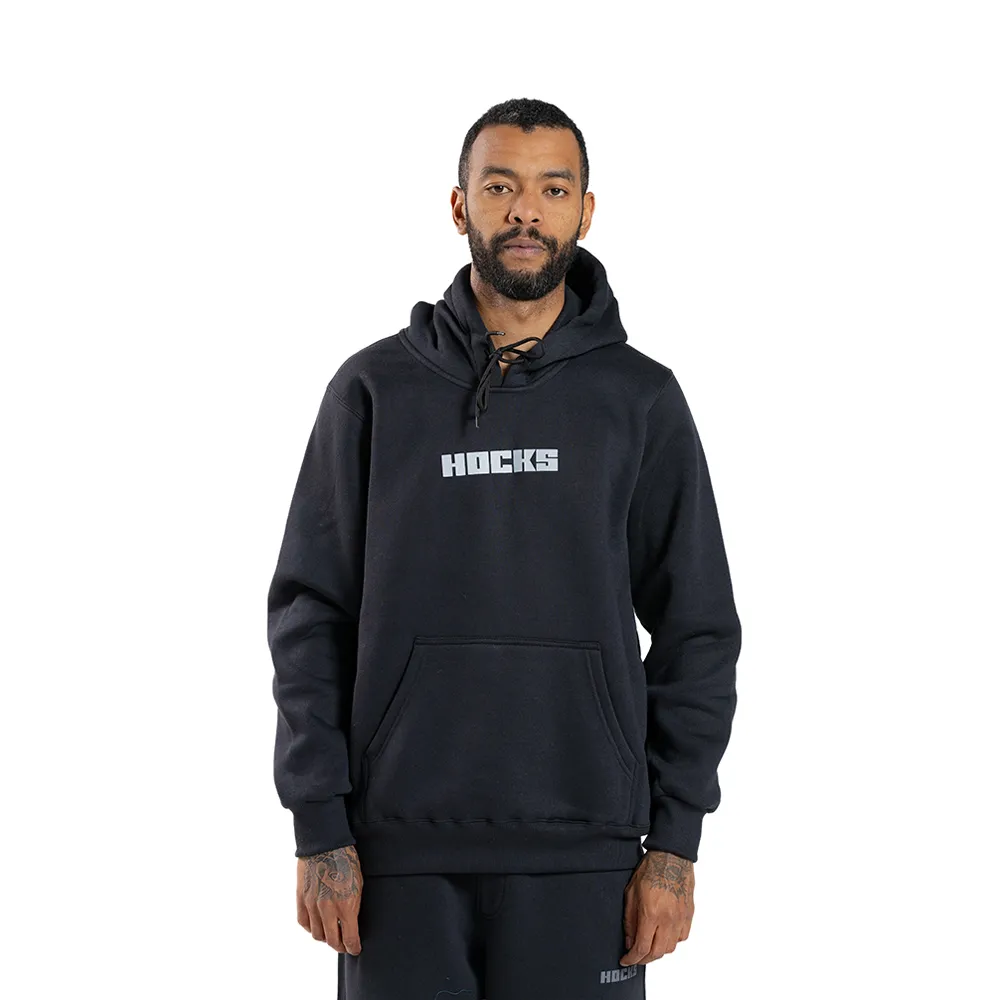 Moletom HOCKS Letter - Preto