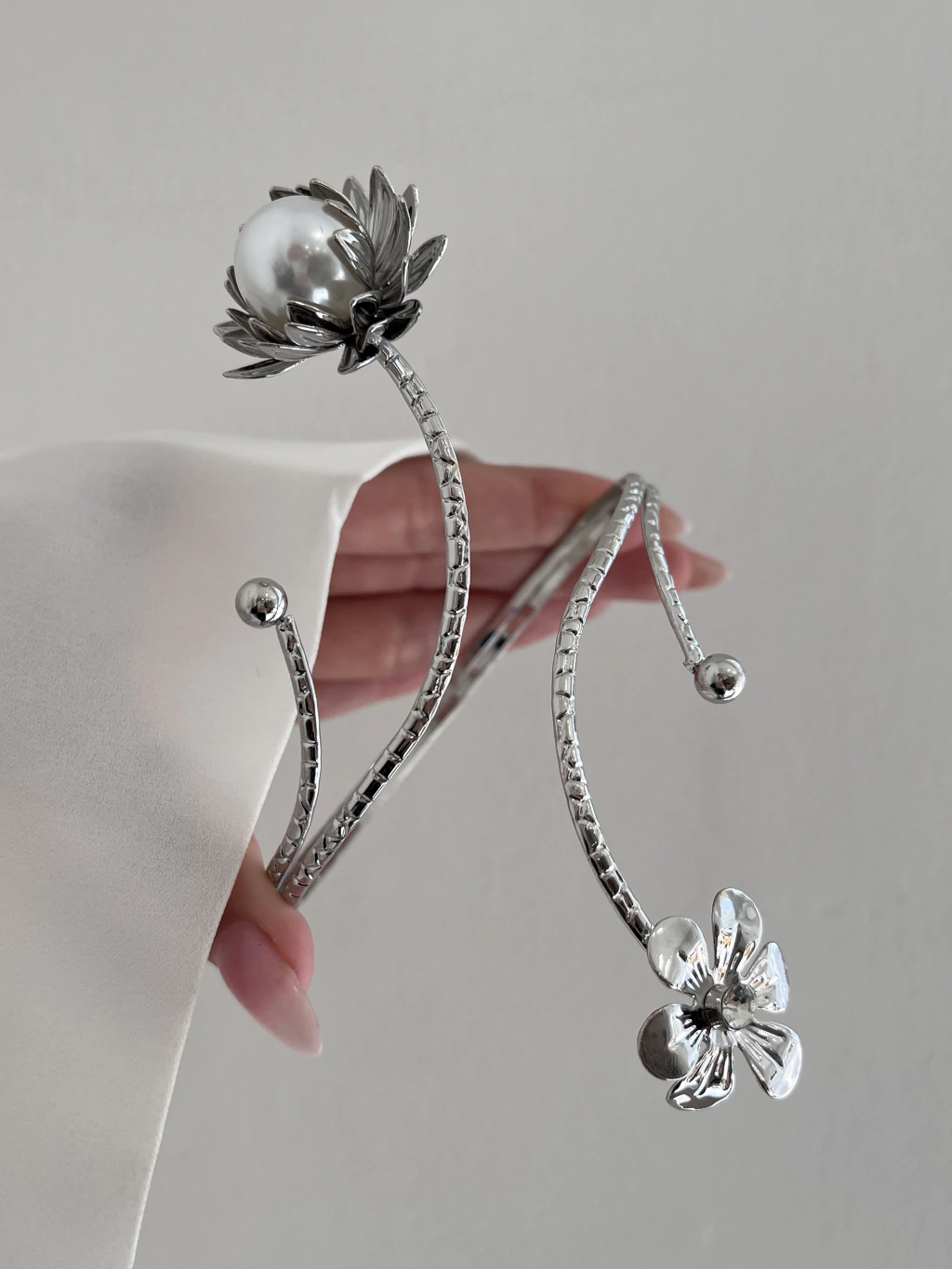 BRAZALETE FLOR PERLA BP