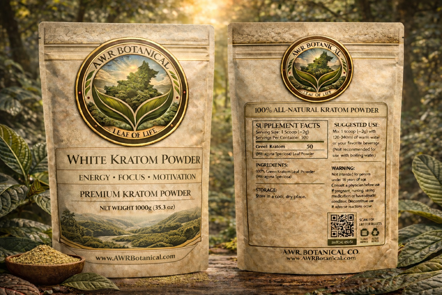 White Kratom Powder