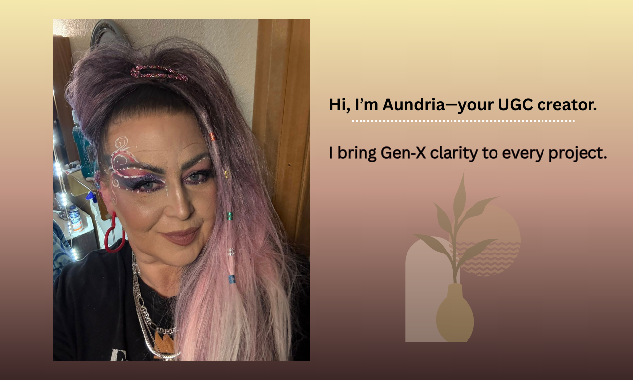 UGC Creation Session with Aundria