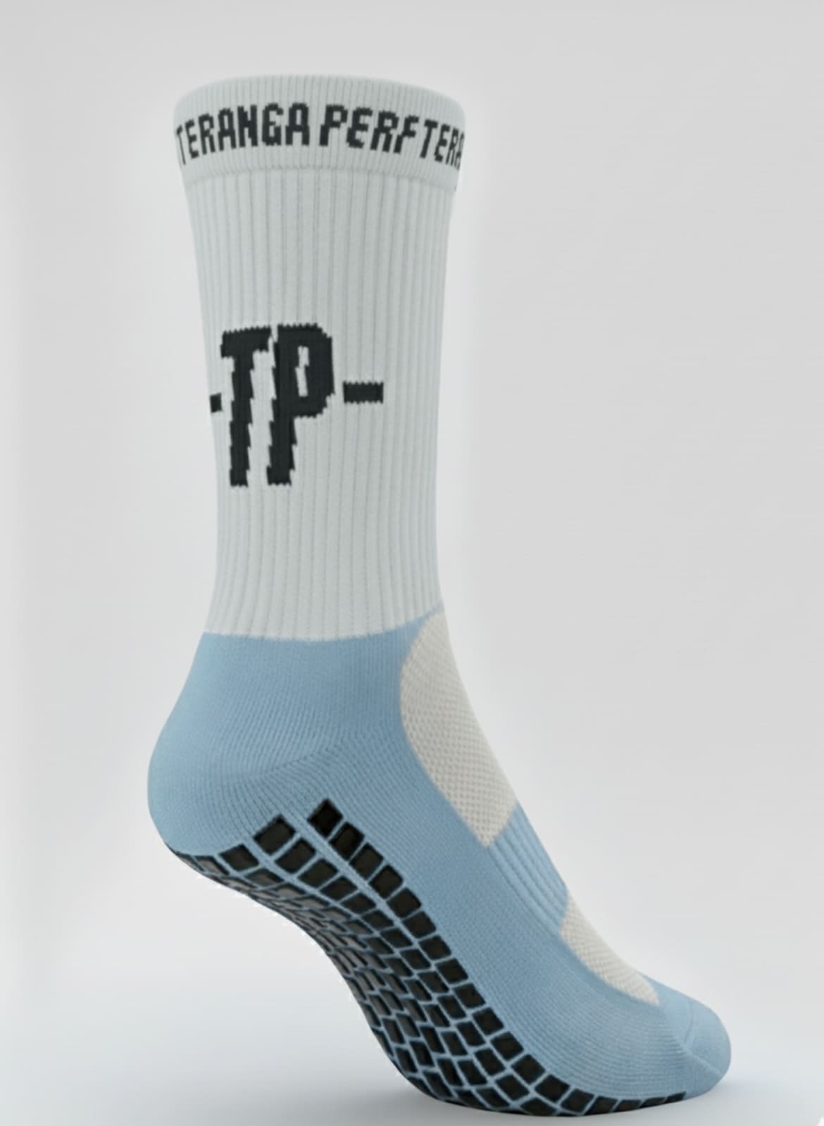 CHAUSSETTES ANTIDERAPANTES TERANGA PERF - 1 PAIRE - BLEU CLAIR