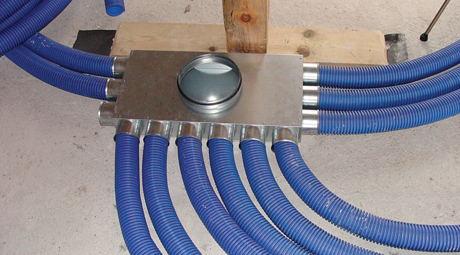 semirigid ventilation pipe 75mm 2x 50m 