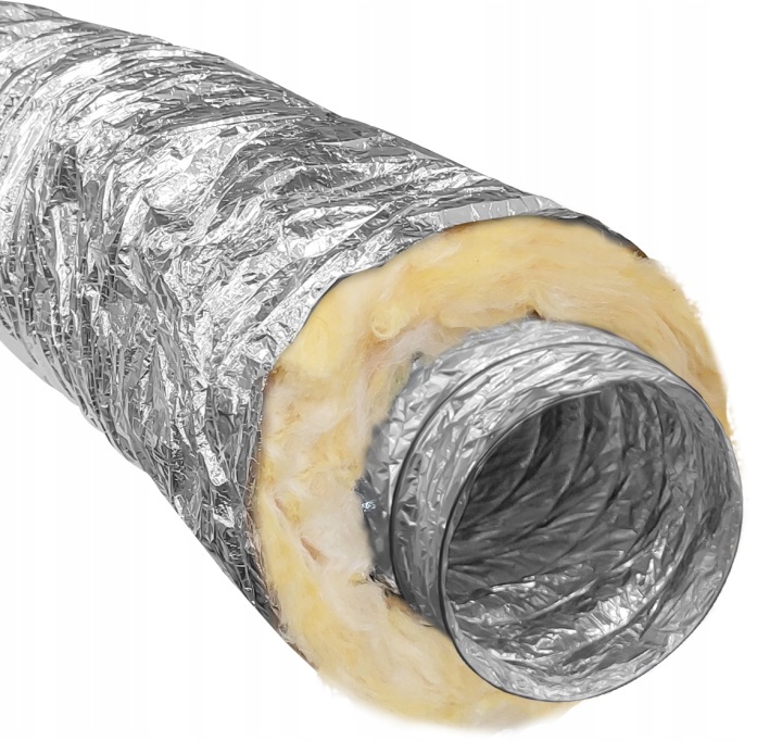 Acoustically and Thermally Insulated Flexible Duct – SONO FIXO ALD 125