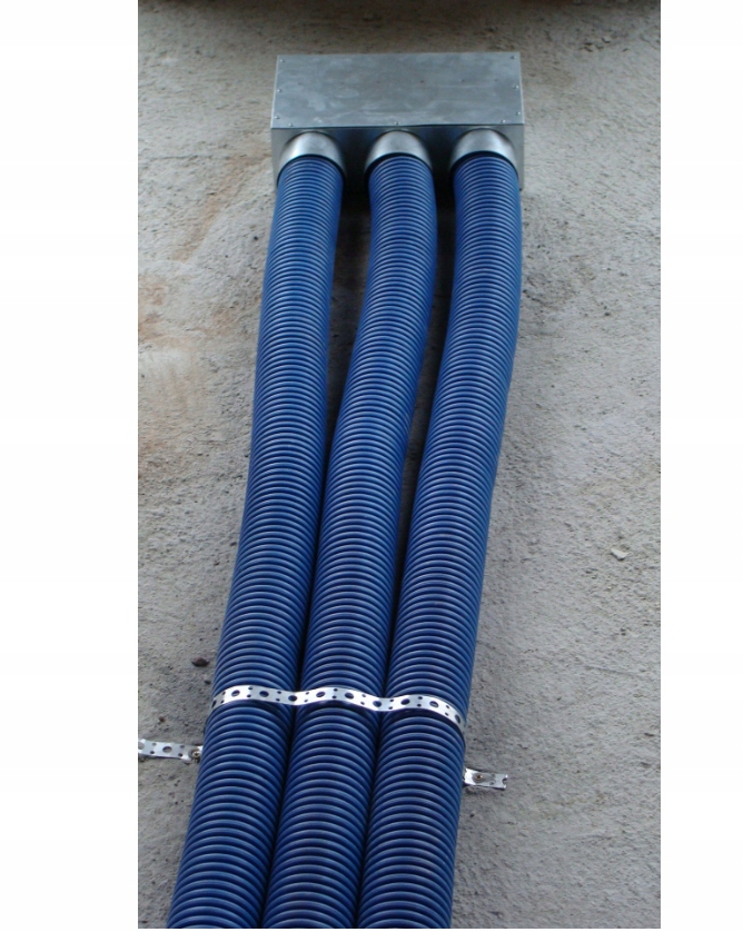 semirigid ventilation pipe 75mm 2x 50m 