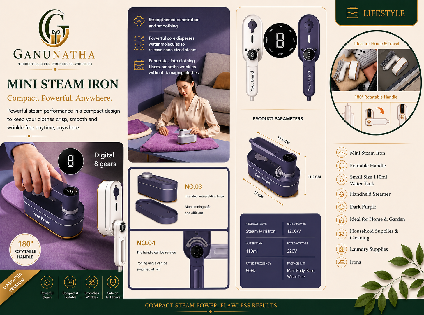 Mini Steam Iron