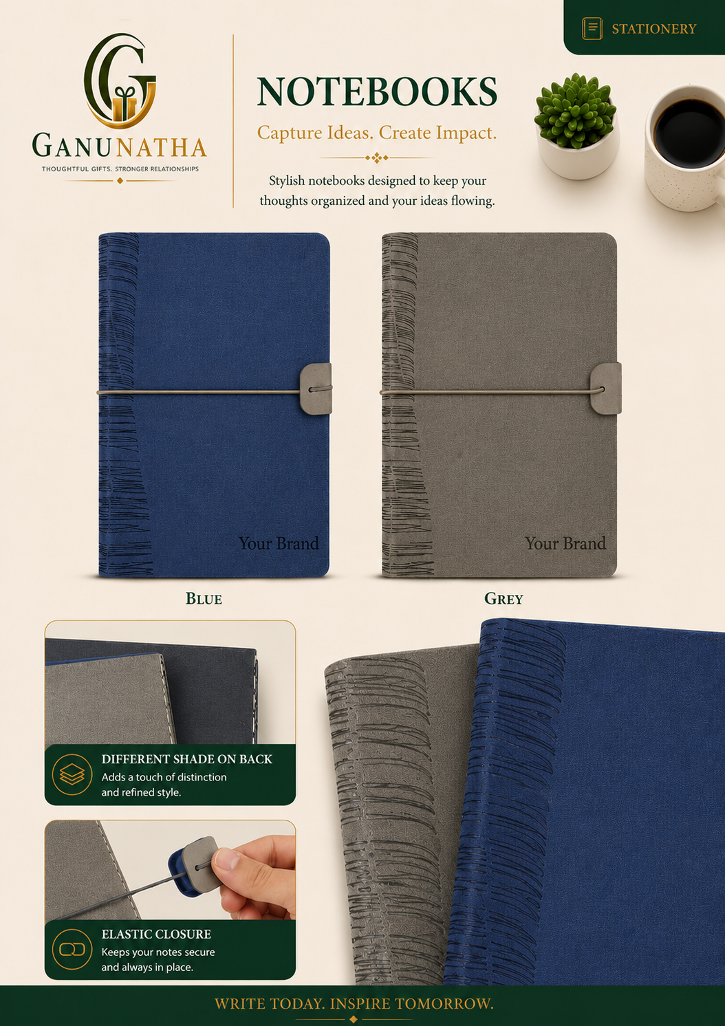 Premium Fringed Notebooks