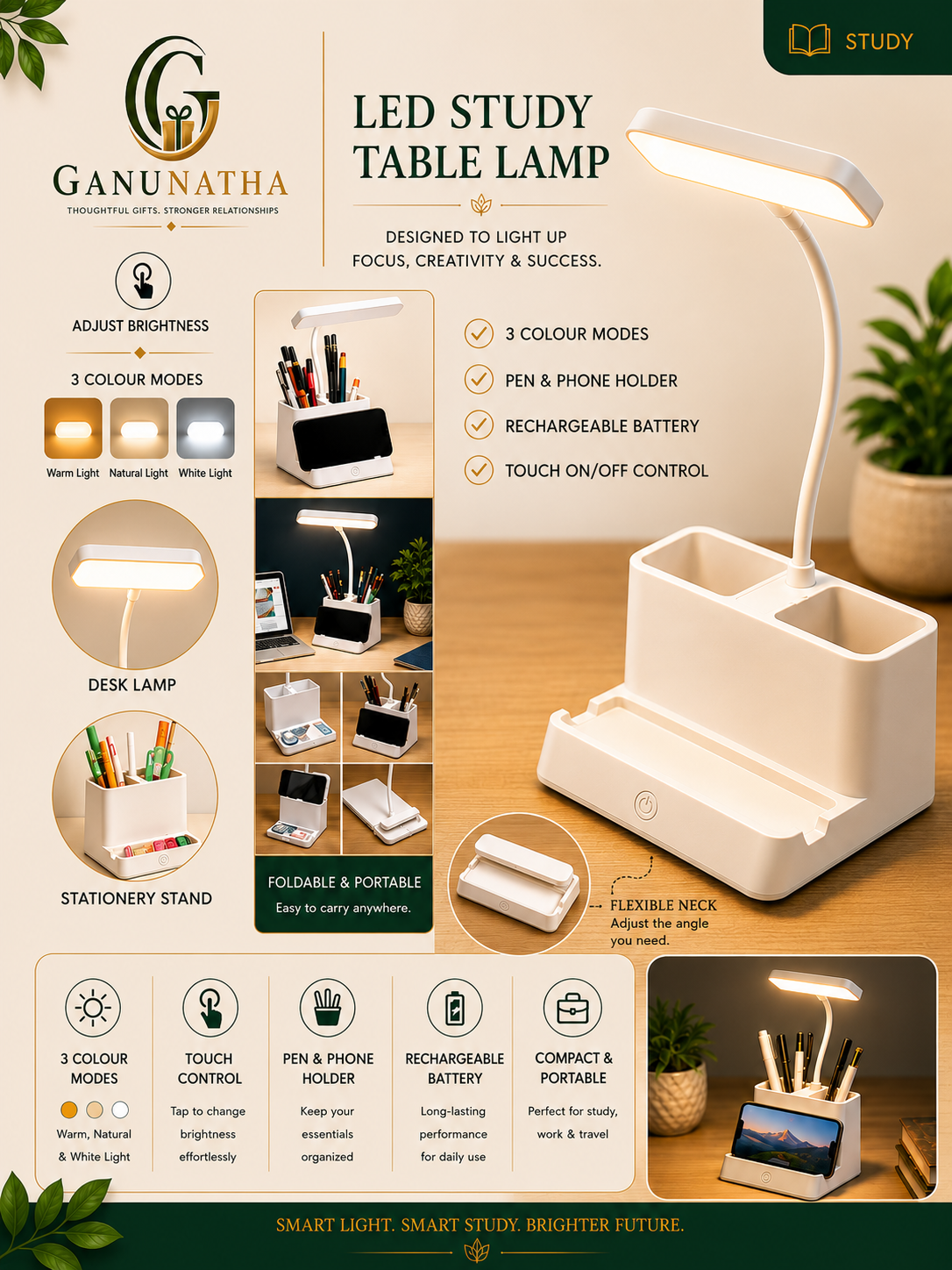 LED Study Table Lamp