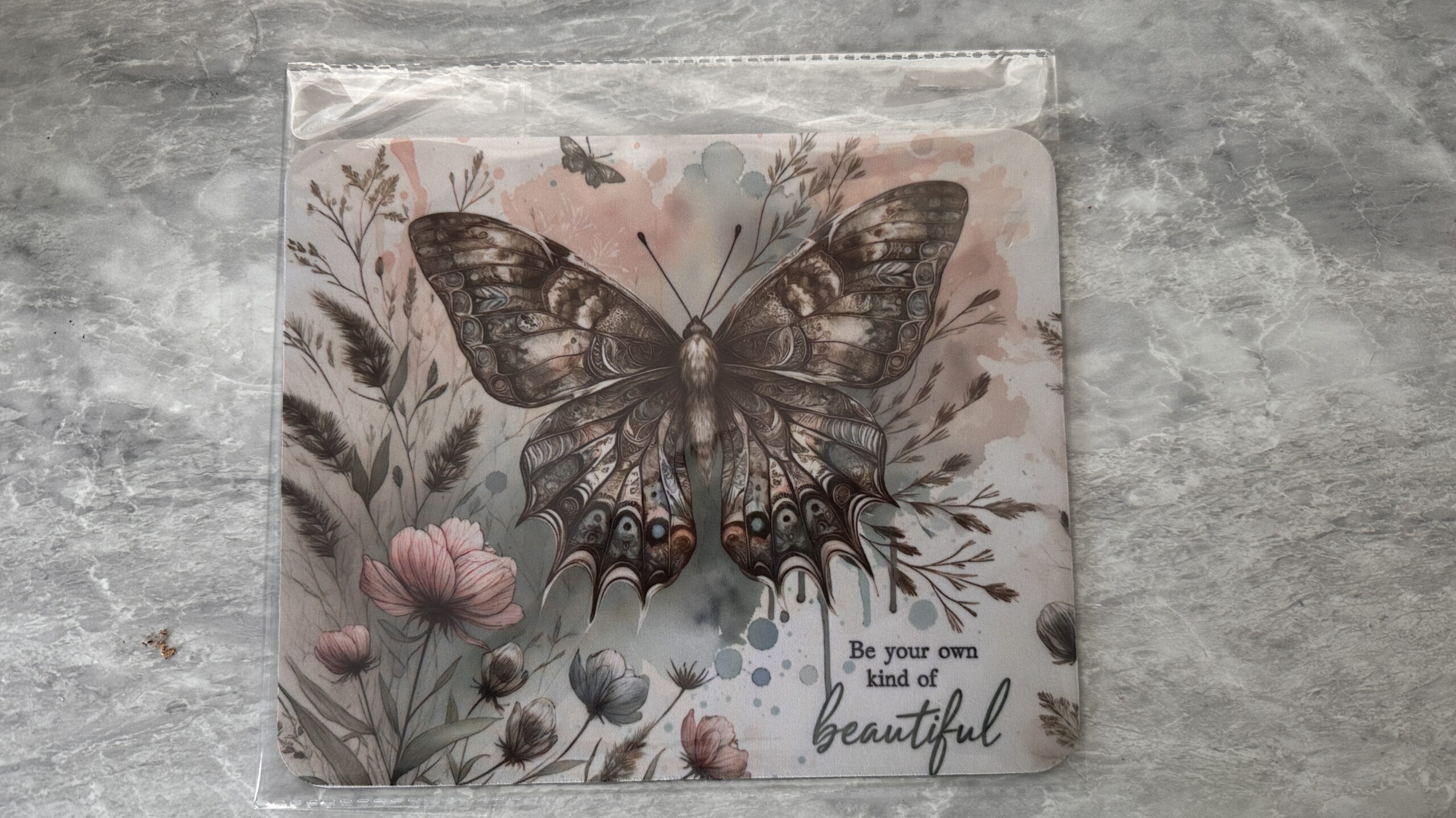 Butterfly Inspirational Mouse Pad