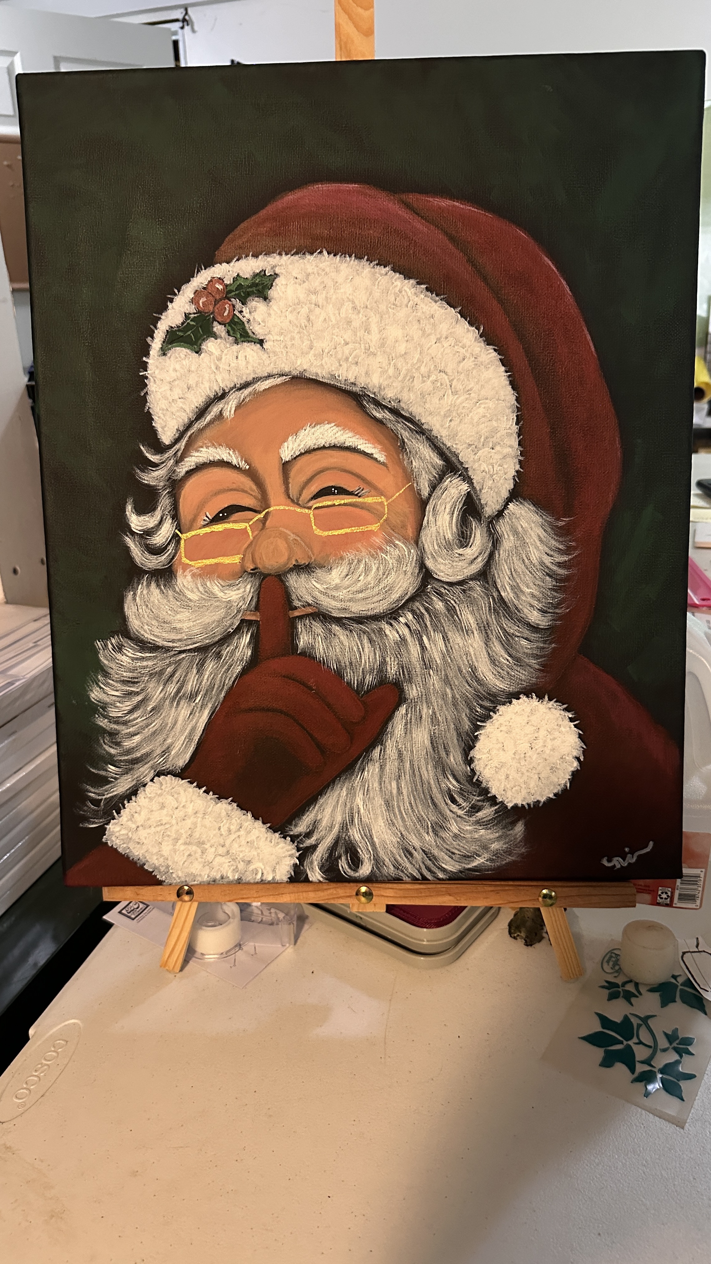 Santa Claus Canvas Painting