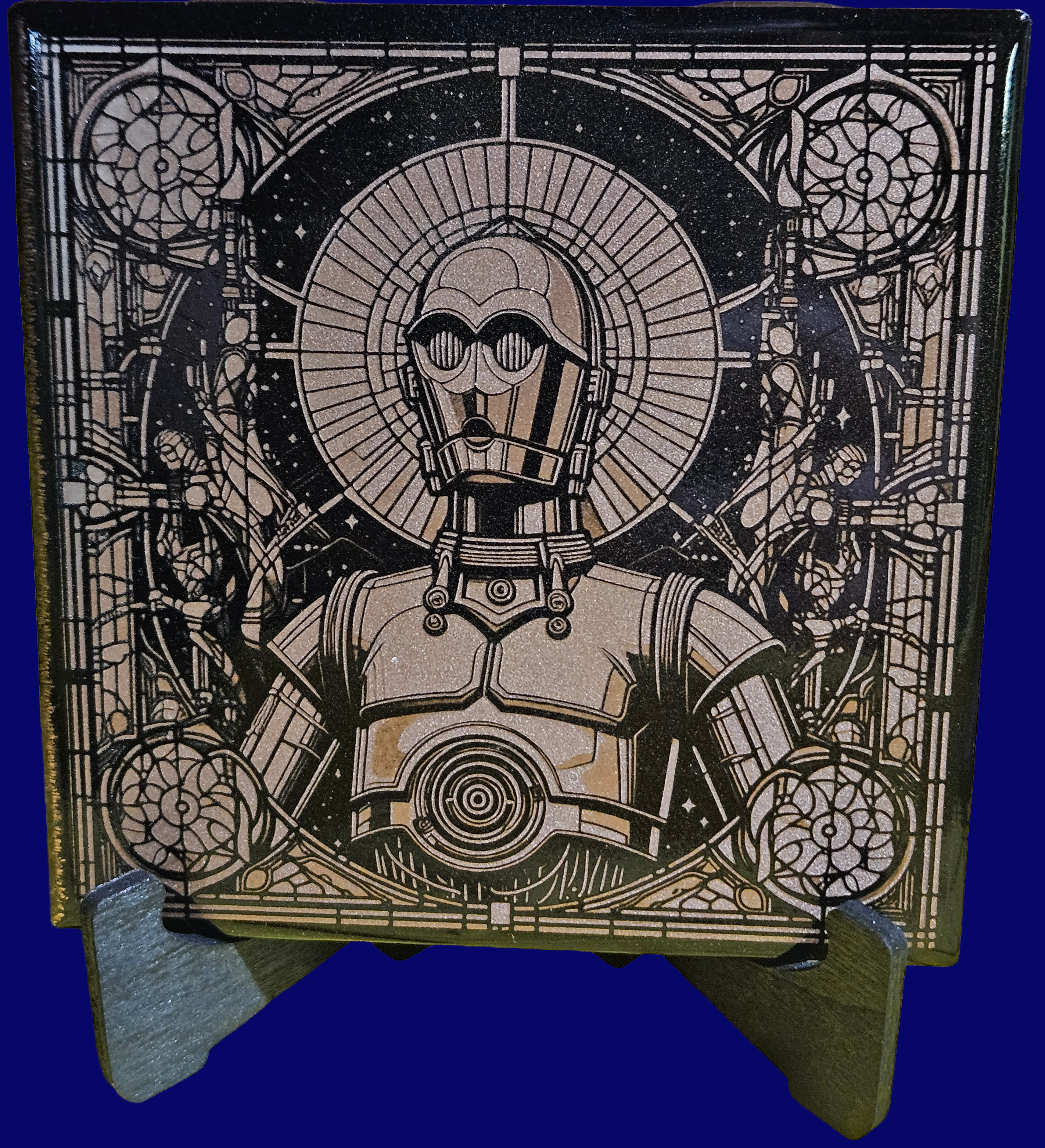 C-3PO Engraved Art Tile