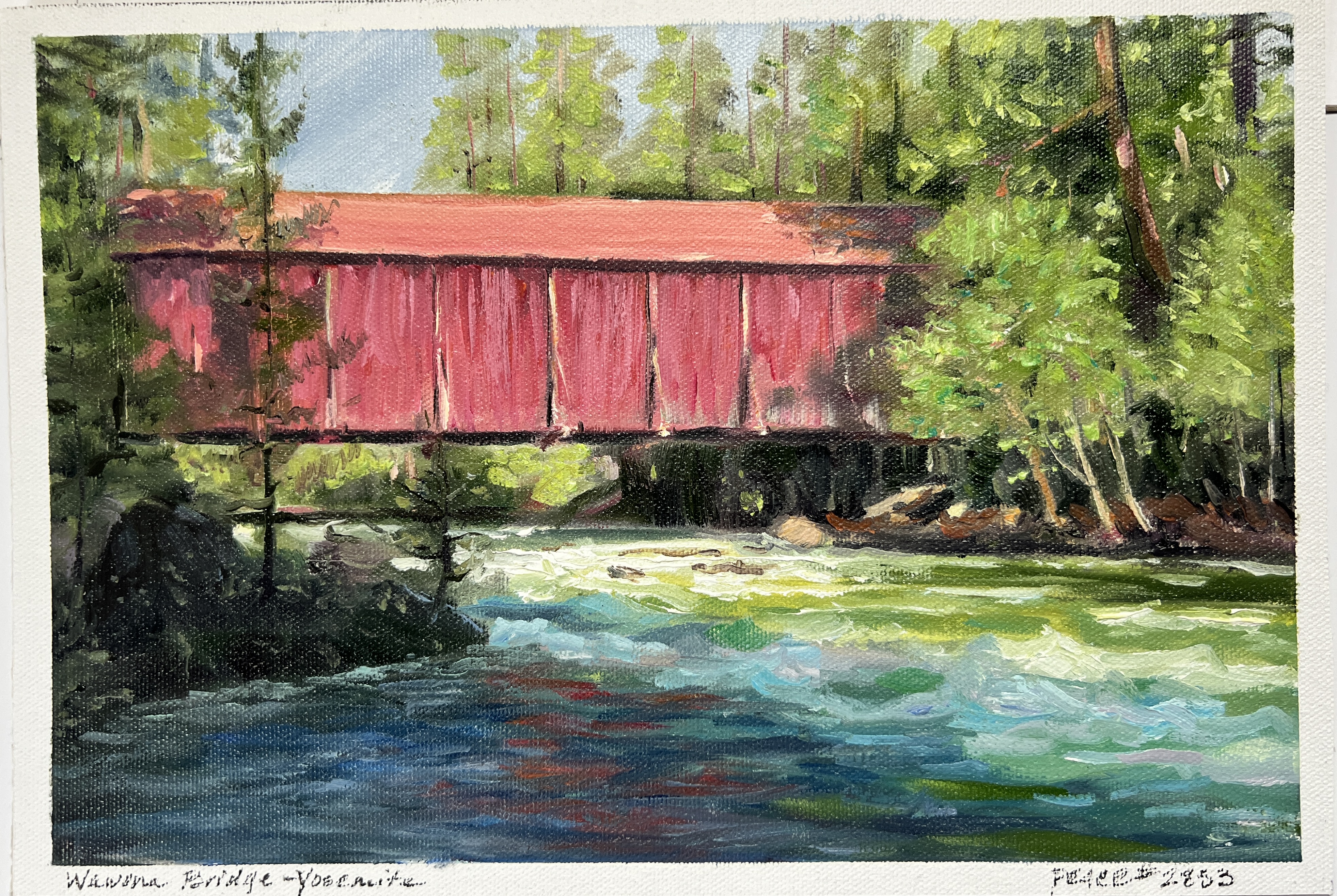Wawona Bridge Yosemite 