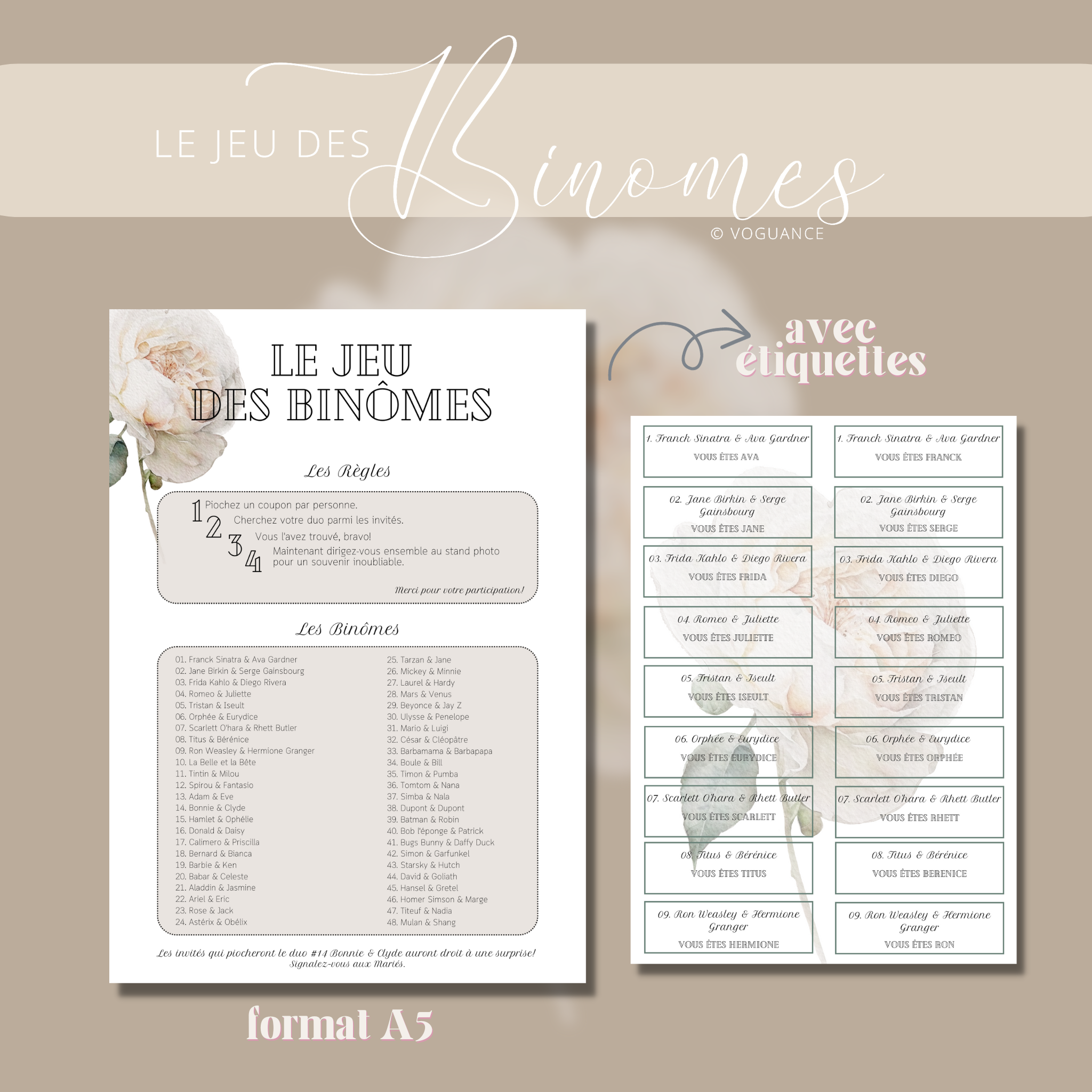 Jeu des Binômes 