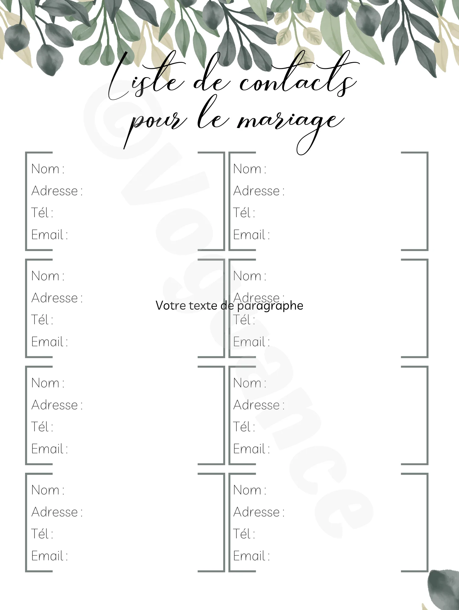 Guide de Préparation Mariage