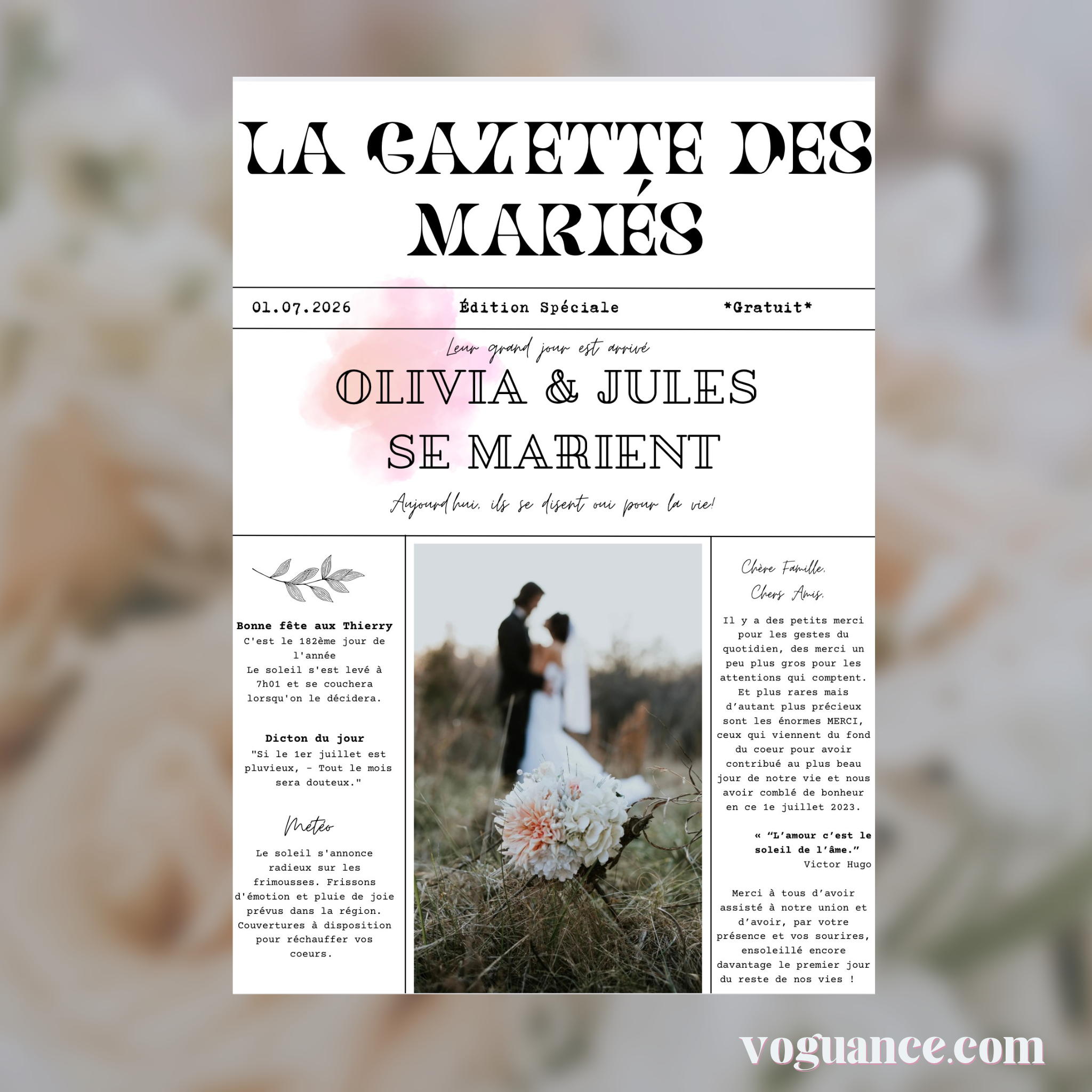 Gazette des Mariés 
