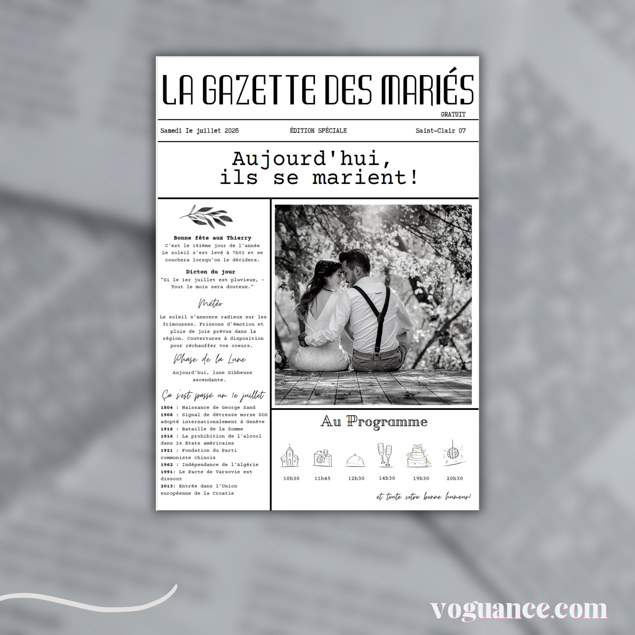 Gazette des Mariés 