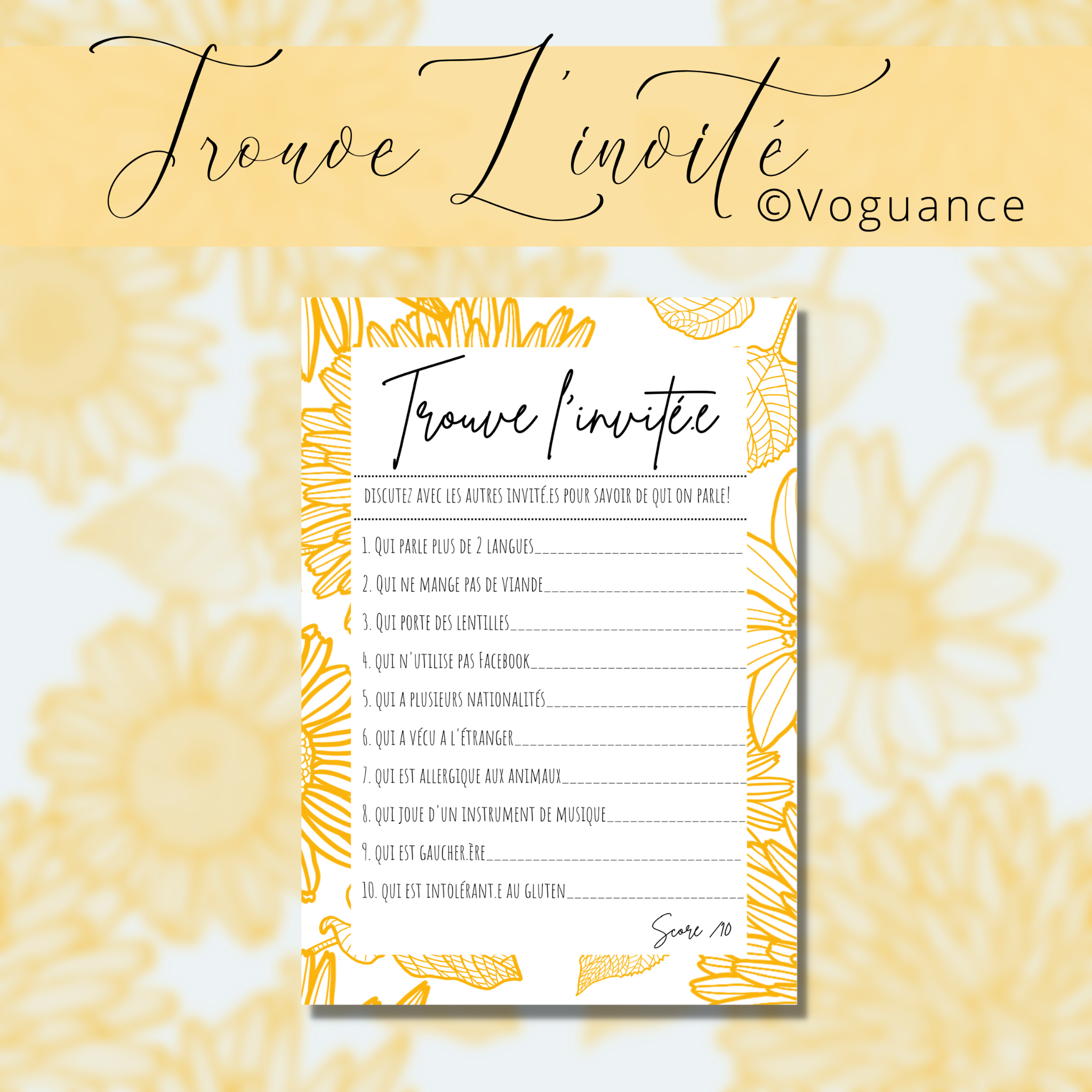 Trouve l'Invité 