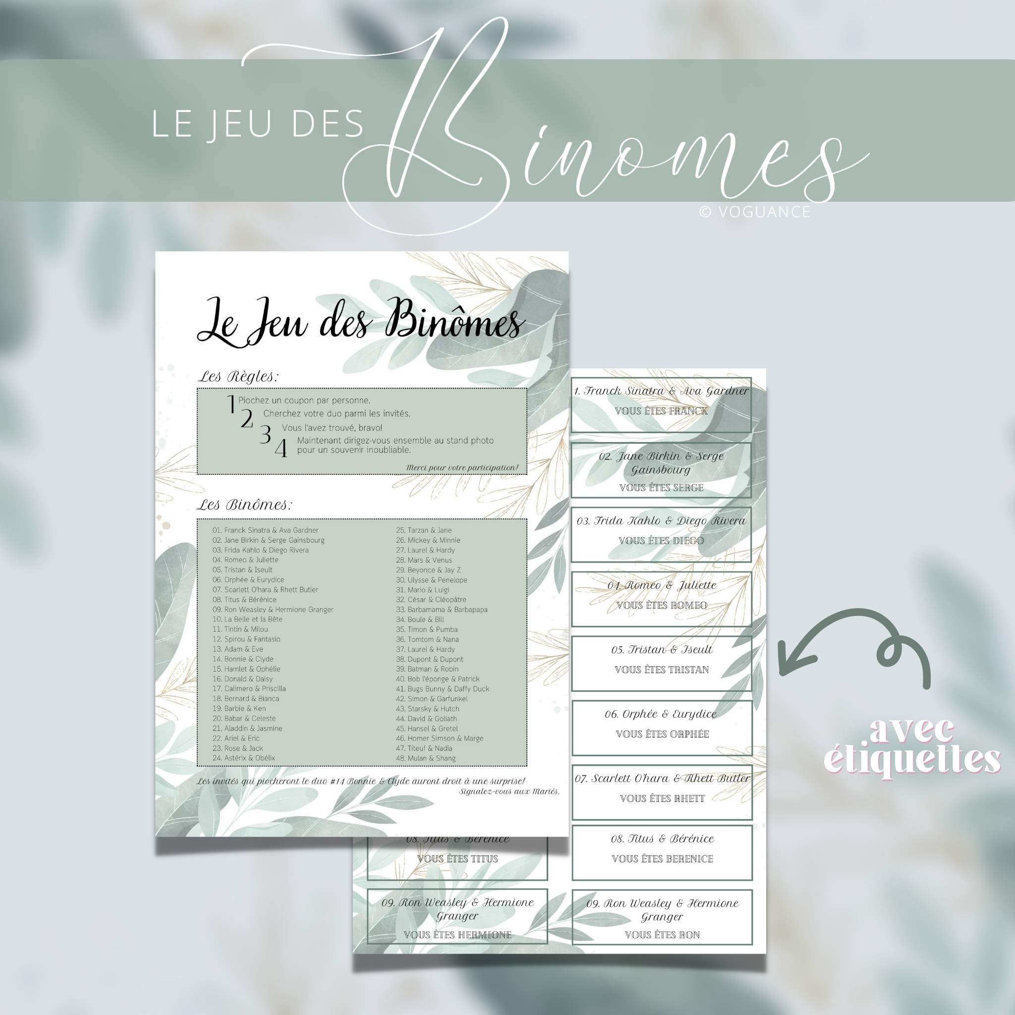 Jeu des Binômes 