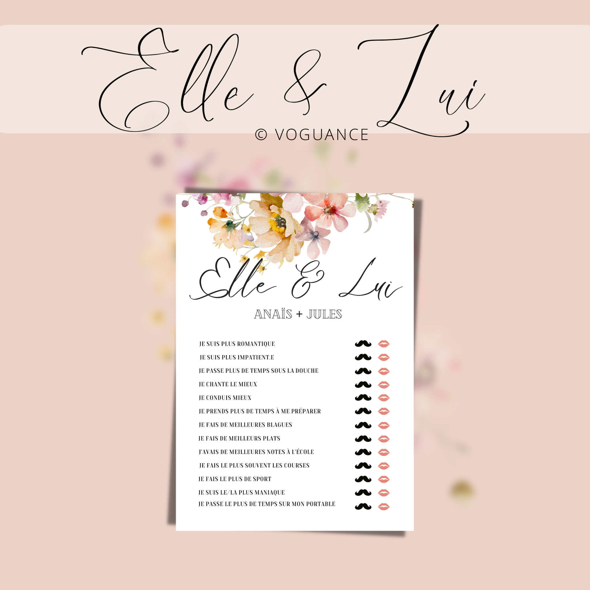 Jeu Elle et Lui 