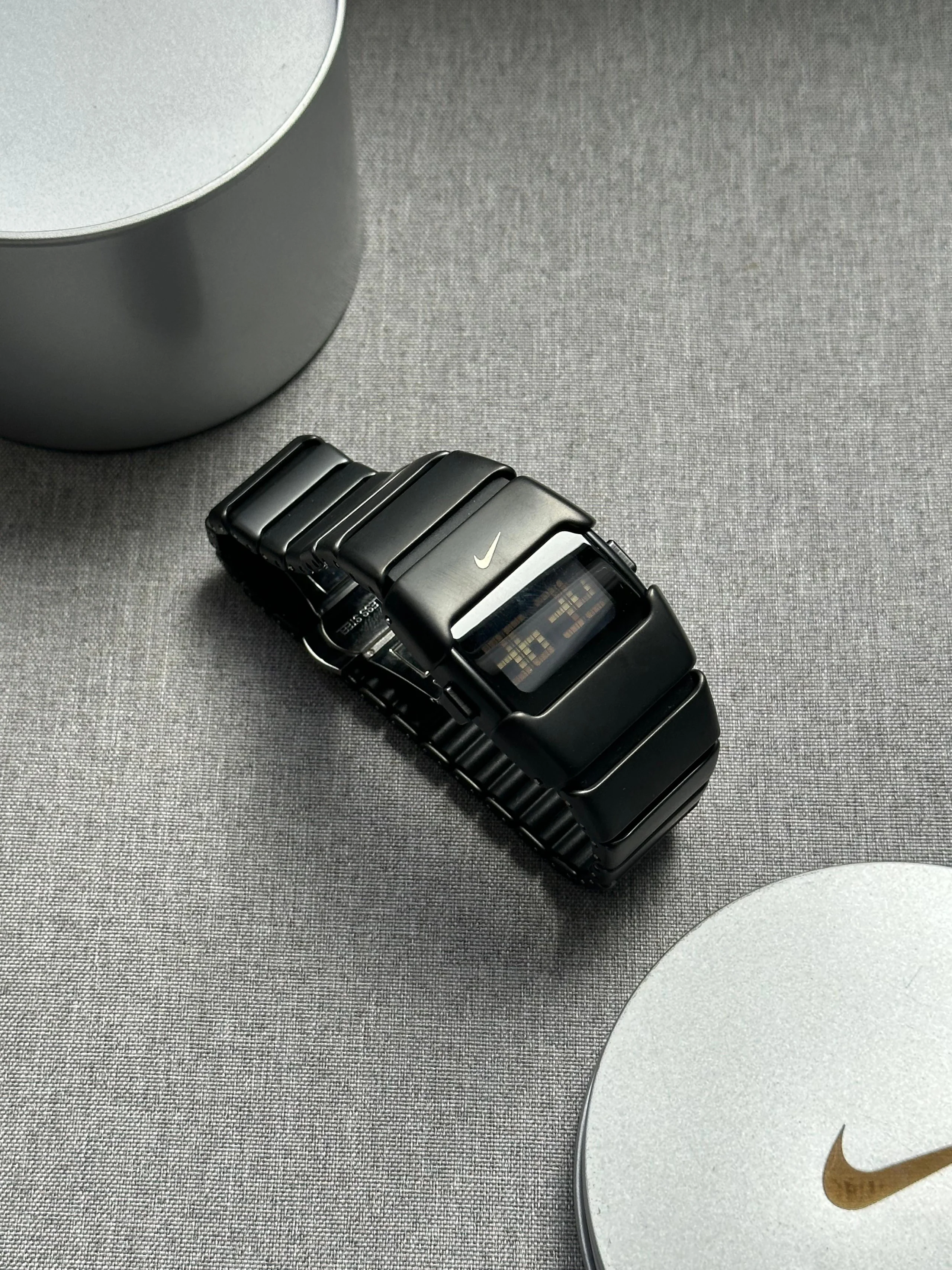 Nike Black Digital Watch – Rare Retro