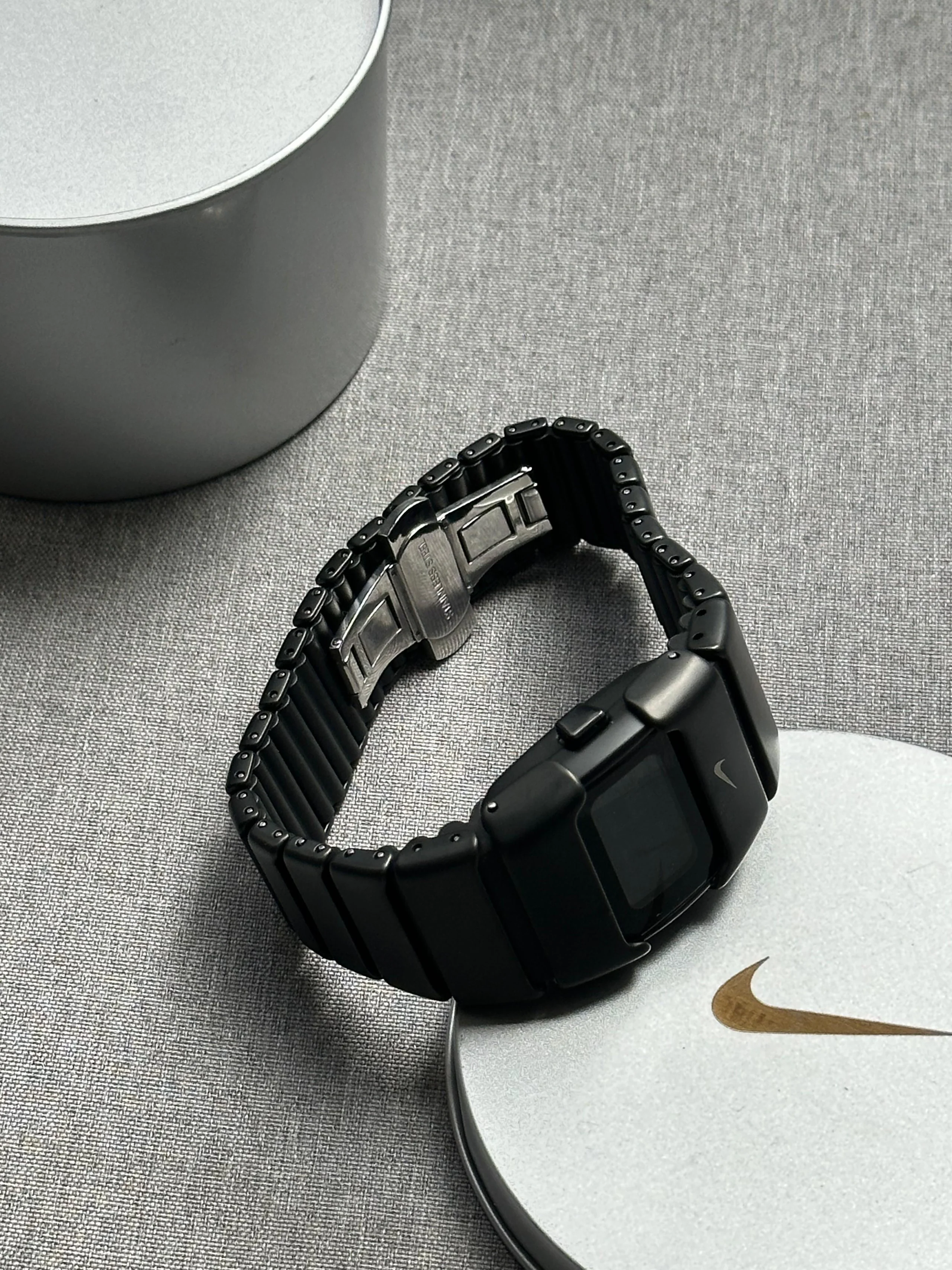 Nike Black Digital Watch – Rare Retro