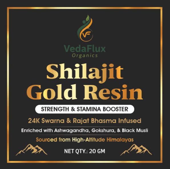 Vedaflux Organics Pure Himalayan Shilajit Gold Resin