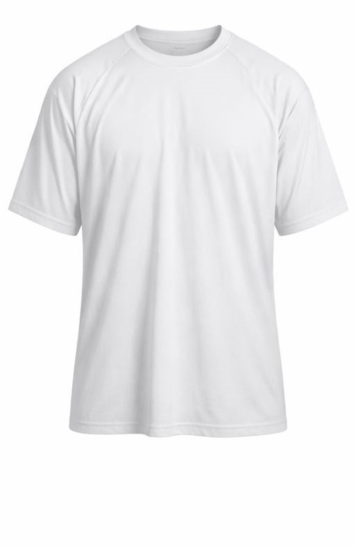 Camiseta Oversized gola alta branca