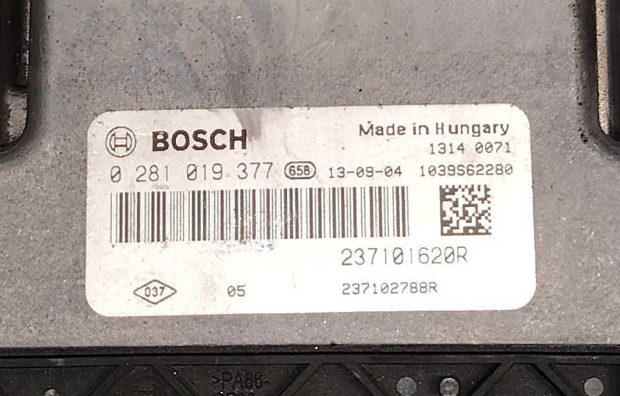Calculateur moteur bosch EDC17CP58 0281019377 237101620R 237102788R – Renault Laguna III / Mégane III / Scénic III 2.0 dCi