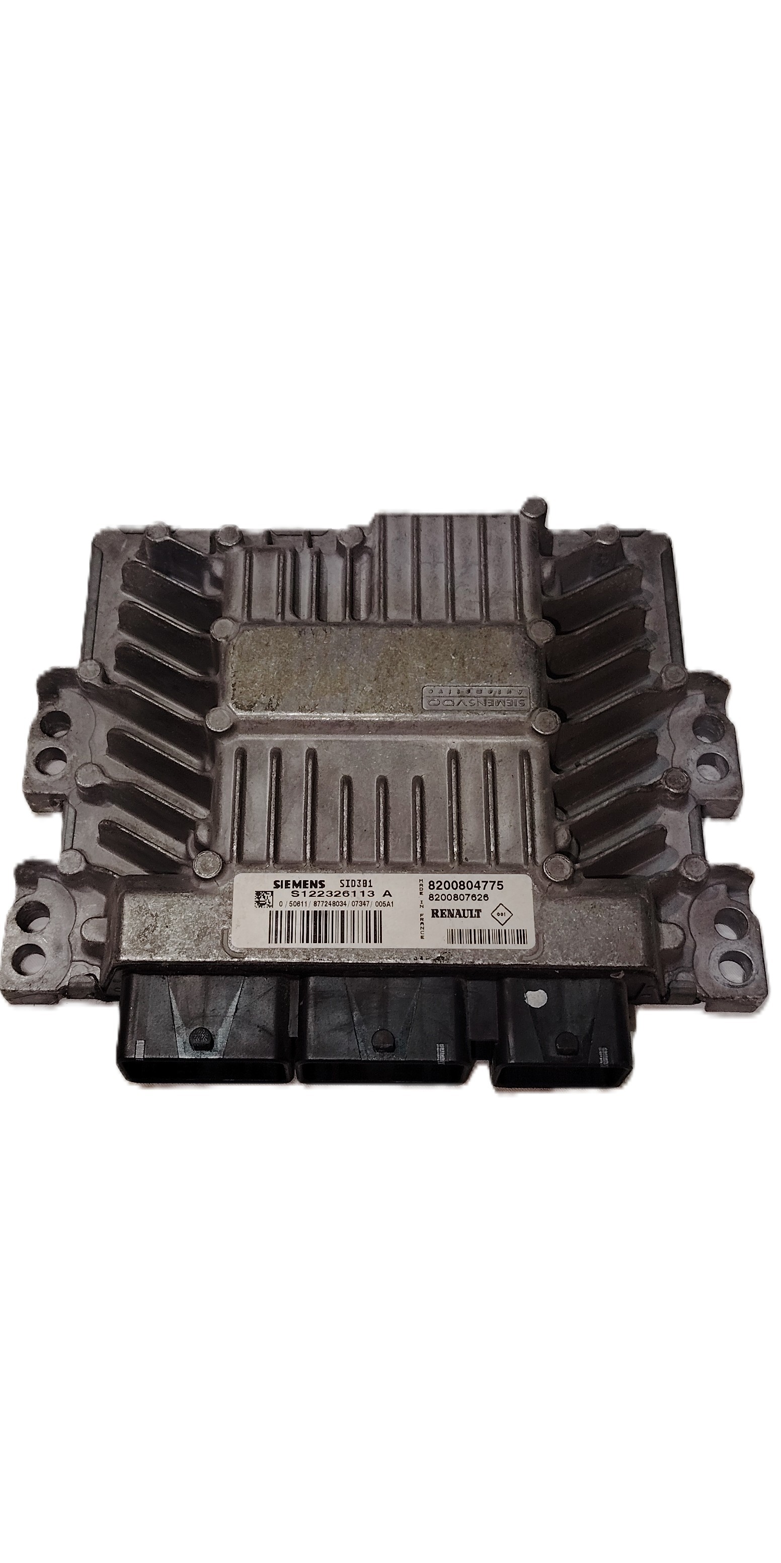 Calculateur Moteur sid301 Siemens S122326113A 8200804775 8200807626  Renault 