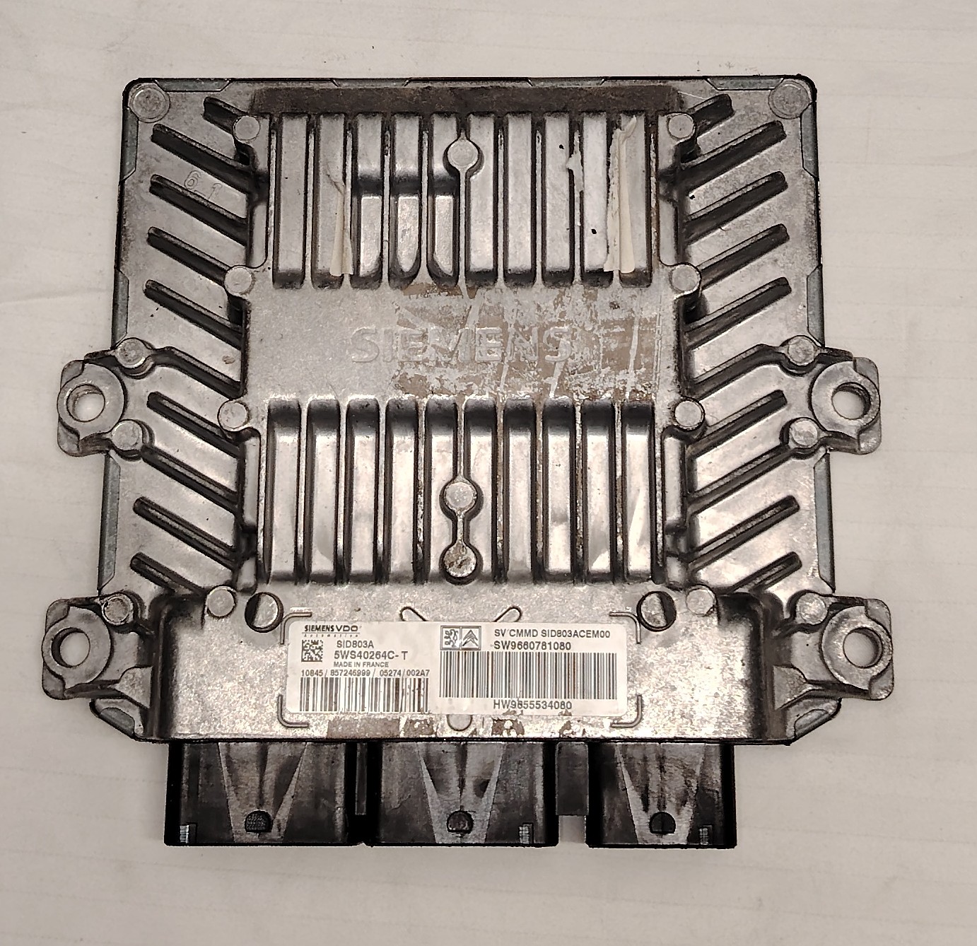 Calculateur moteur siemens VDO SID803A 5WS40264C-T 9655534080 – Peugeot 407 / Citroën C5 2.0 HDi