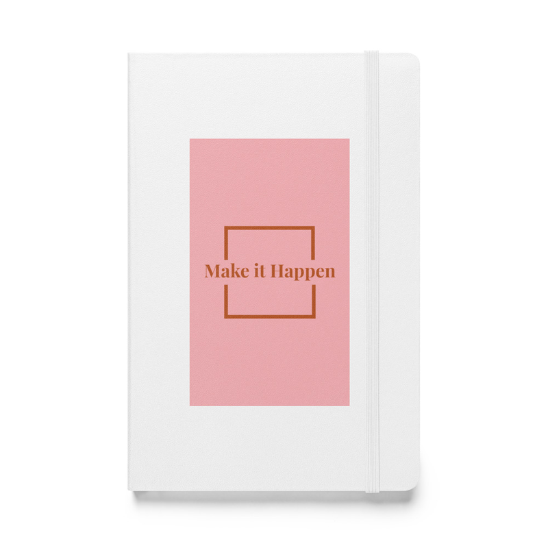 Hardcover bound notebook