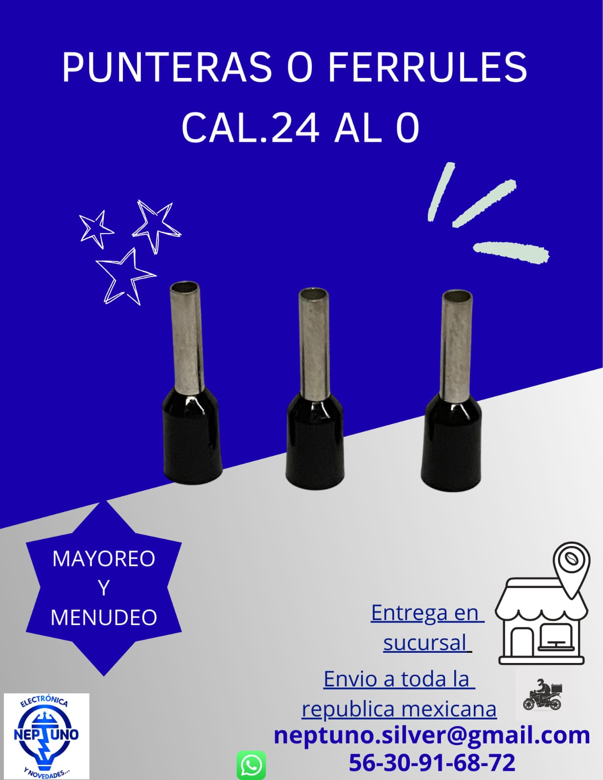 Punteras o Ferrules CAL. 24 al 0