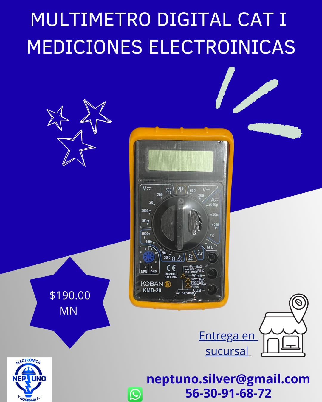 Multímetro Digital CAT I