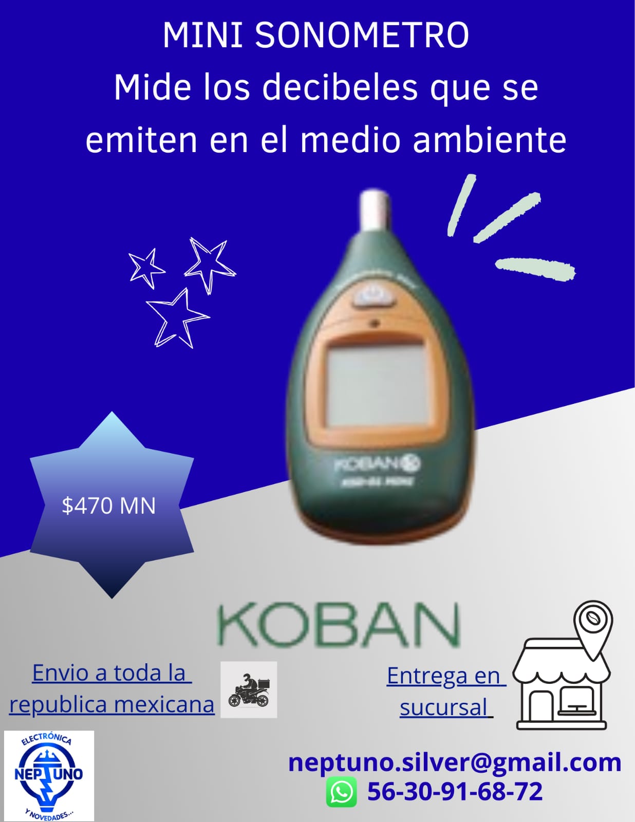 Mini Sonómetro Koban