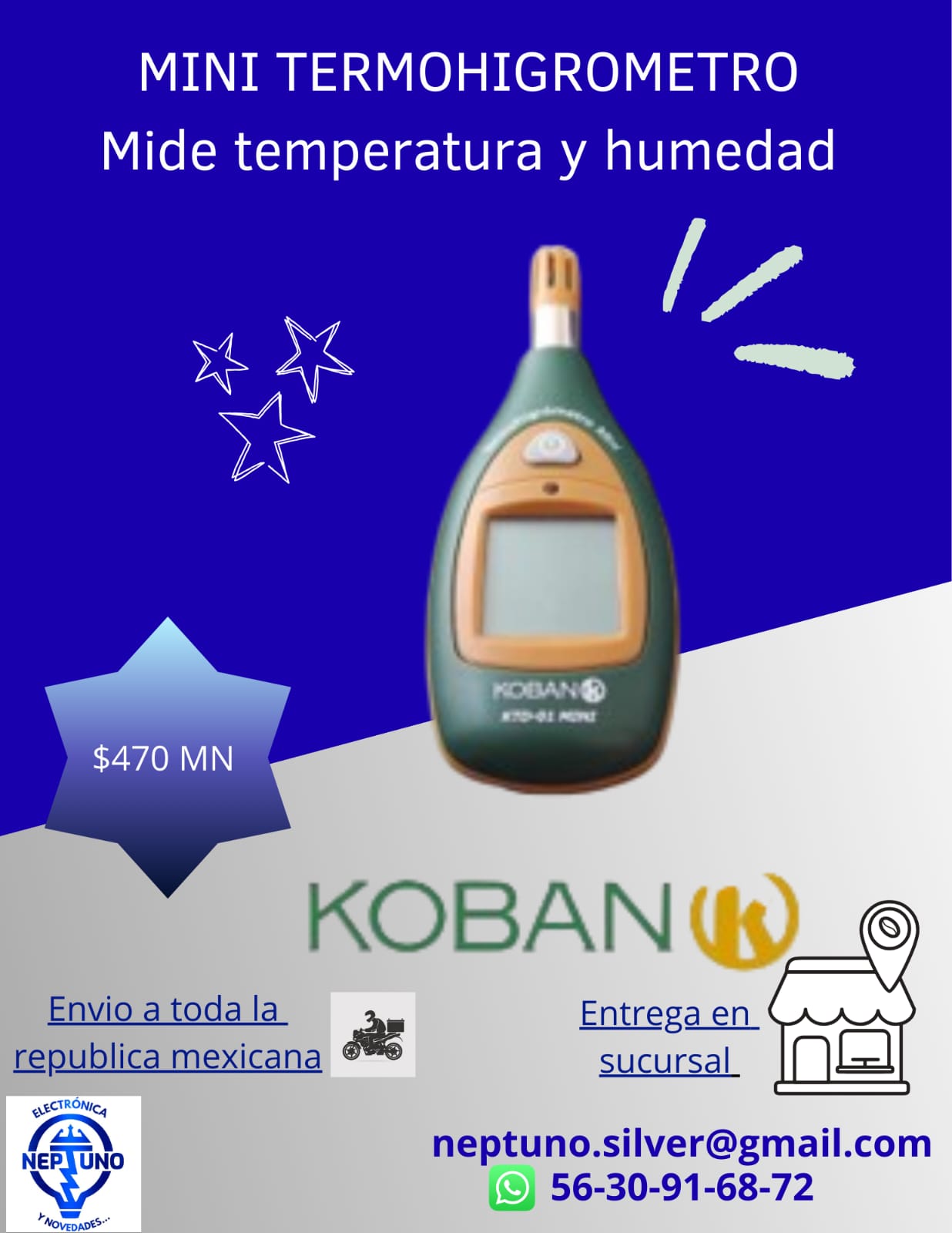 Mini Termohigrómetro