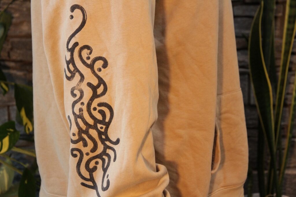 Multi Print Eye Hoodie 