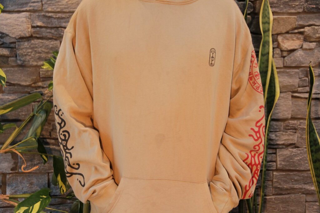 Multi Print Eye Hoodie 