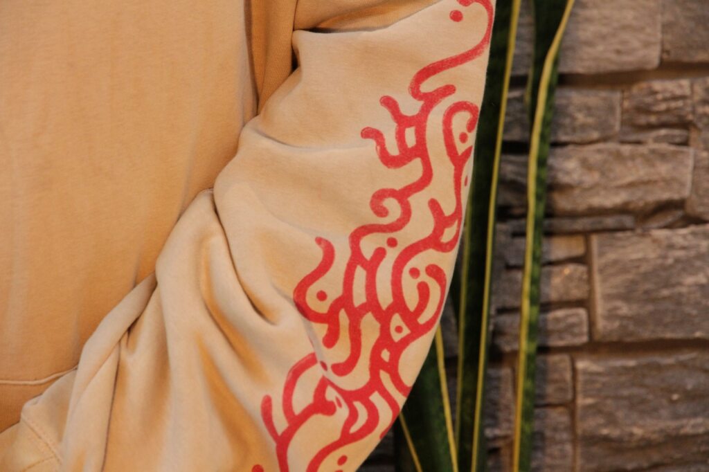 Multi Print Eye Hoodie 