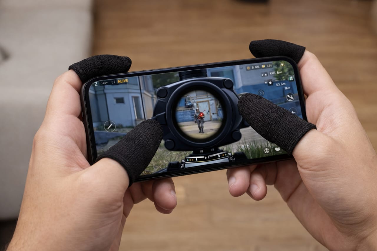 Mobile Gaming Finger Sleeves ( 12 Pairs/24 piece per purchase )