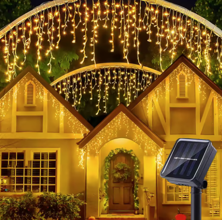 Solar Powered Outdoor String Lights