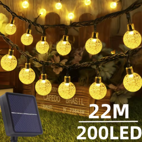 Solar String Globe Lights